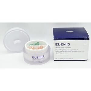 Elemis Skin Bliss Capsules Day and Night Rejuvenating Facial Oils 60 Ct. NIB